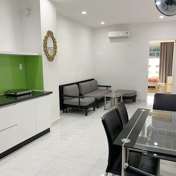 Căn hộ 50m2, có ban công, Full nội thất, mặt tiền Thăng Long - Khu Sân Bay, Tân Bình