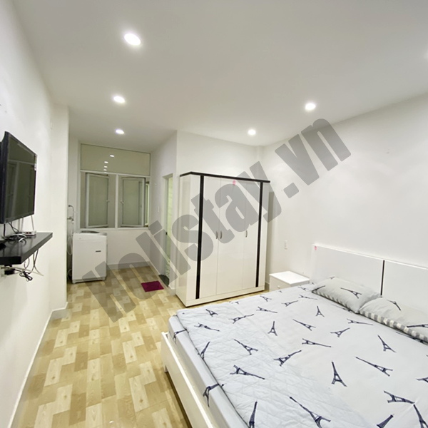 Căn hộ 50m2, 1 PN riêng biệt, Full nội thất - Khu Sân Bay, Tân Bình