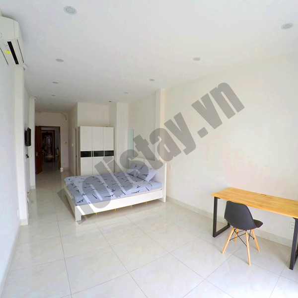Căn hộ 50m2, có ban công, Full nội thất, mặt tiền Thăng Long - Khu Sân Bay, Tân Bình